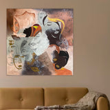 Dipinto con Volti di Donna, Quadro con Ritratti Moderni