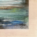 Quadro con Volto di Donna. Dipinto con Luna
