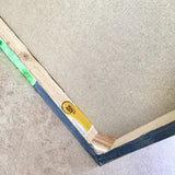 Quadro Materico con Grande Foglia, Dipinto Botanico con Foglia Verde