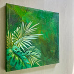 Quadro Stile Jungle. Grandi Foglie Moderne