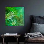 Quadro Stile Jungle. Grandi Foglie Moderne