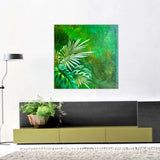 Quadro Stile Jungle. Grandi Foglie Moderne