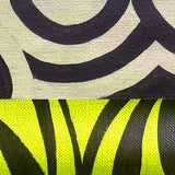 Quadro con Cerchi Geometrici Marrone e Verde. Arte Astratta Originale