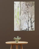 Quadro Materico Beige con Impunture, Arte Contemporanea