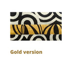 Quadro con Cerchi Geometrici Marrone e Verde. Arte Astratta Originale