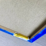 Quadro Astratto Blu e Verde Spirale Cosmica. Arte Moderna Originale