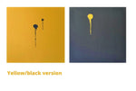 Coppia di Quadri Moderni Monocolore, Set di Dipinti per Salotto